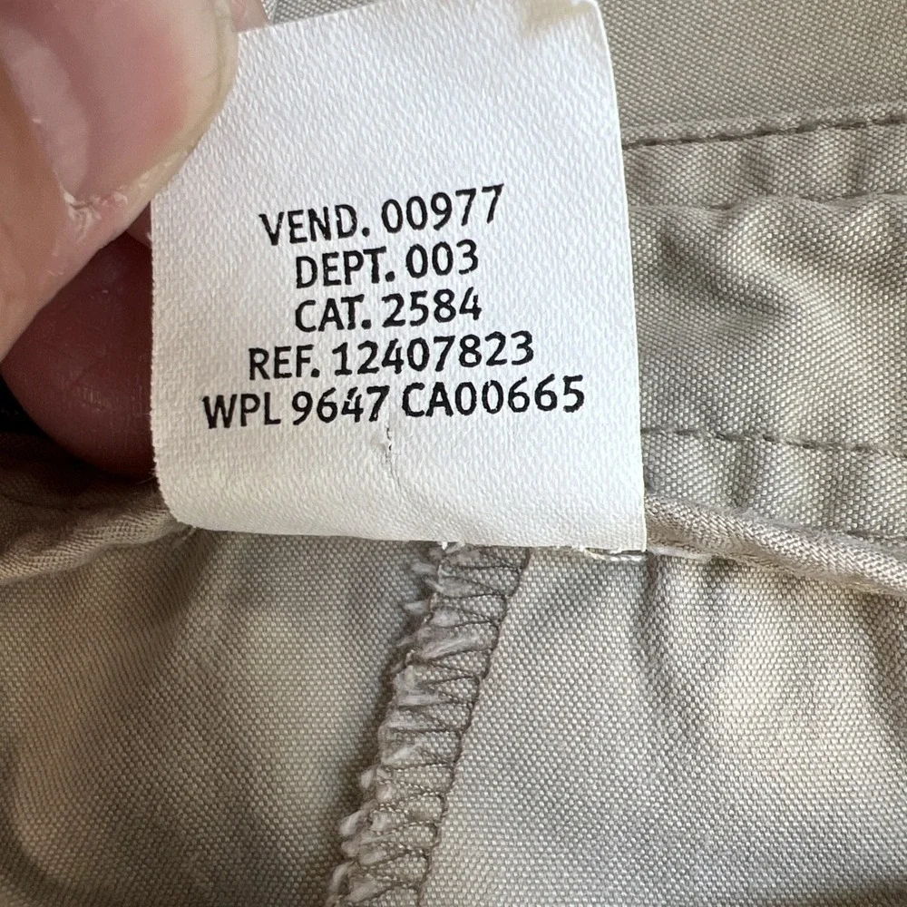 Eddie Bauer Convertible Zip Off Cargo Pants Mens 44x30 Khaki 3-in-1 Gorpcore